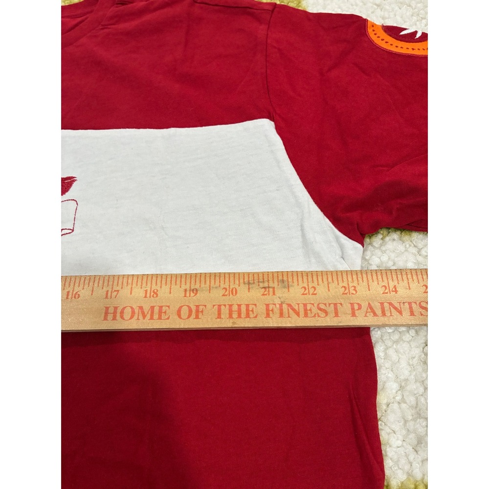 Disney Our Universe Mulan Colorblock T-Shirt Mens XL Red Black Chinese‎ Graphic - Picture 5 of 8